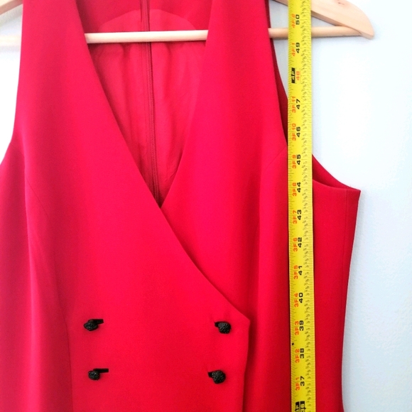 Vintage Tahari formal red dress - Picture 3 of 6